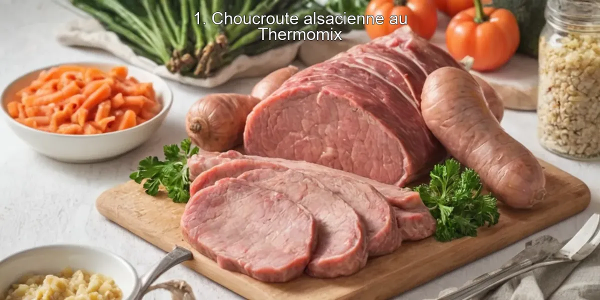 1. Choucroute alsacienne au Thermomix