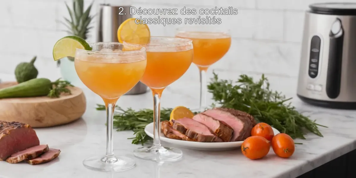 2. Découvrez des cocktails classiques revisités