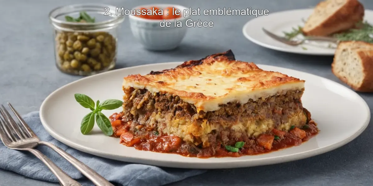 2. Moussaka : le plat emblématique de la Grèce