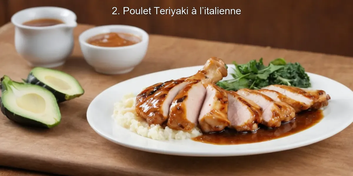 2. Poulet Teriyaki à l’italienne