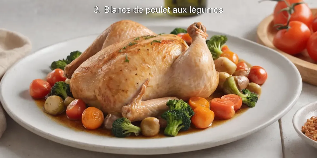 3. Blancs de poulet aux légumes