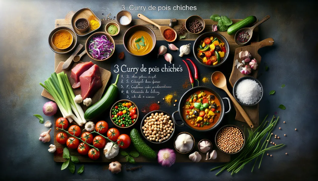 3. Curry de pois chiches