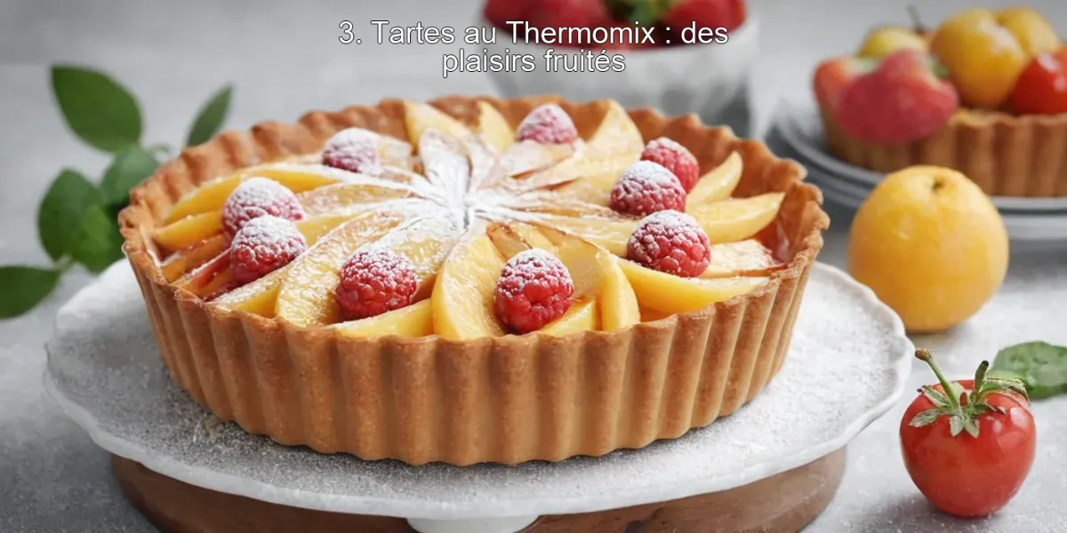 3. Tartes au Thermomix : des plaisirs fruités