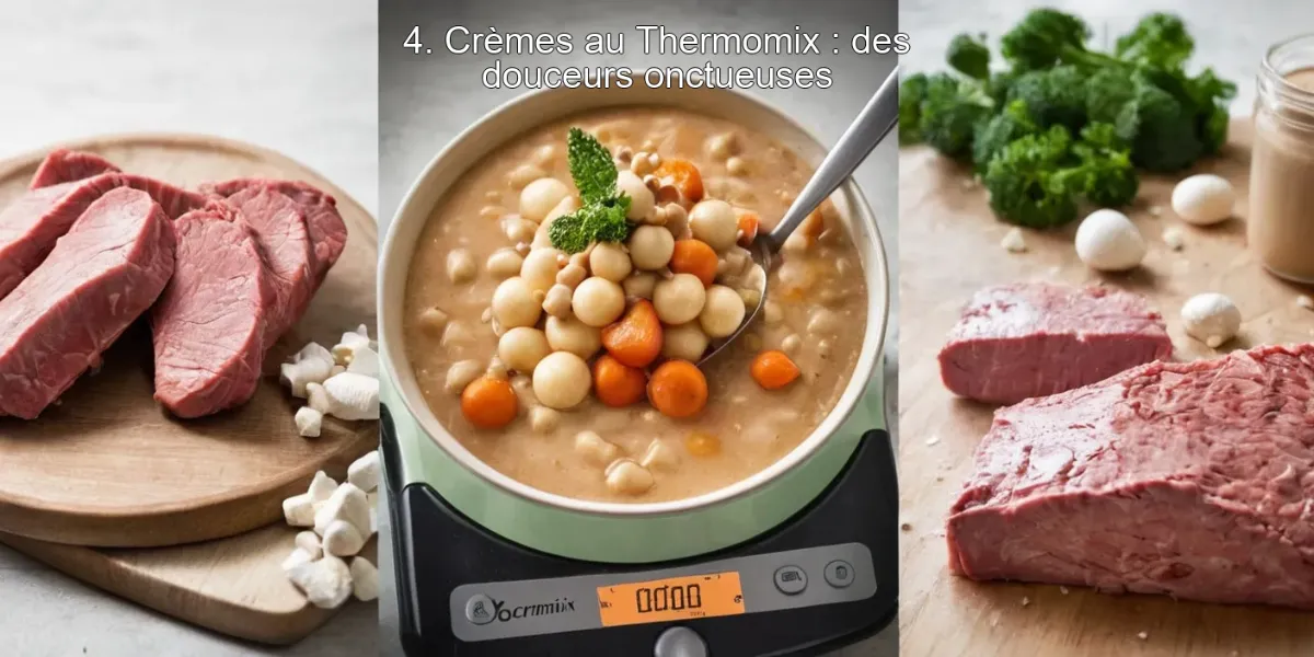 4. Crèmes au Thermomix : des douceurs onctueuses