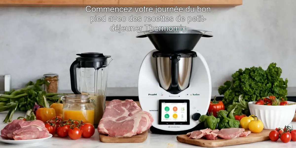 Commencez votre journée du bon pied avec des recettes de petit-déjeuner Thermomix