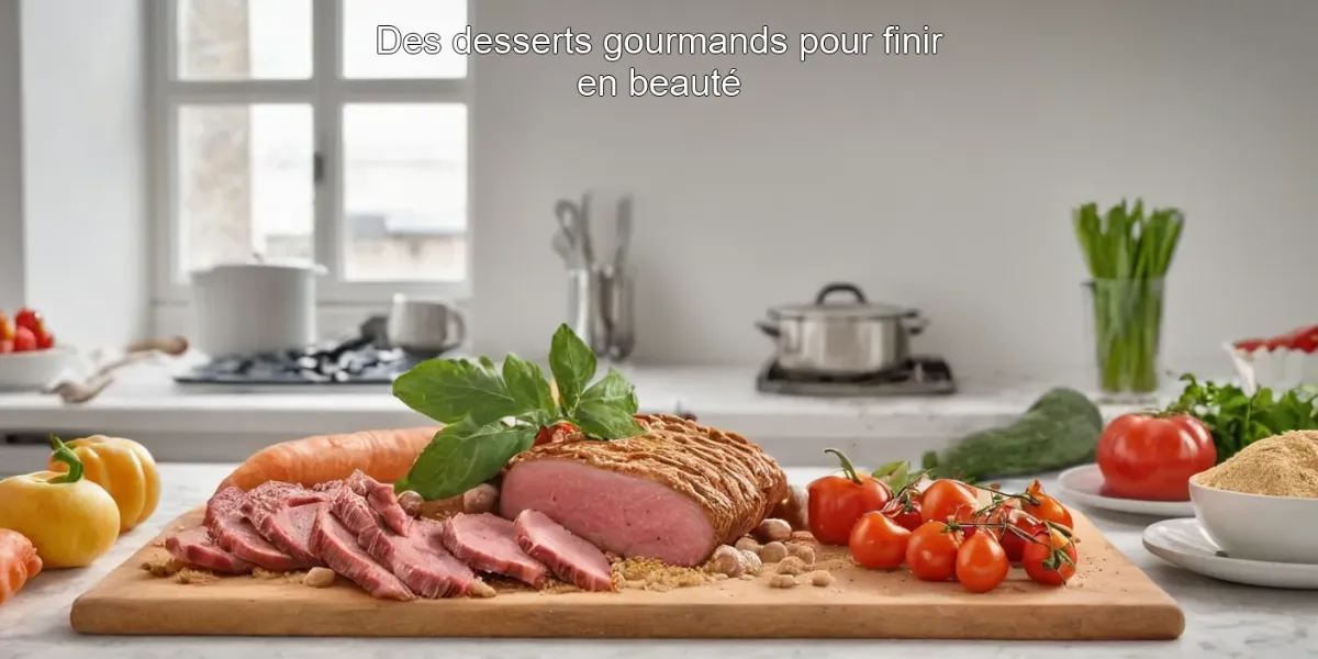 Des desserts gourmands pour finir en beauté