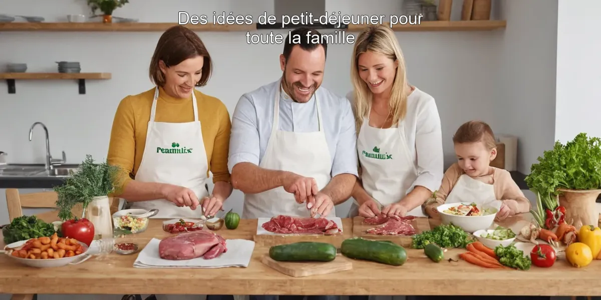 Des idées de petit-déjeuner pour toute la famille