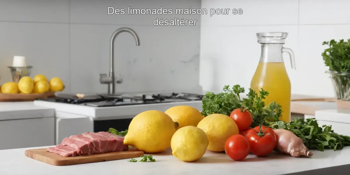 Des limonades maison pour se désaltérer