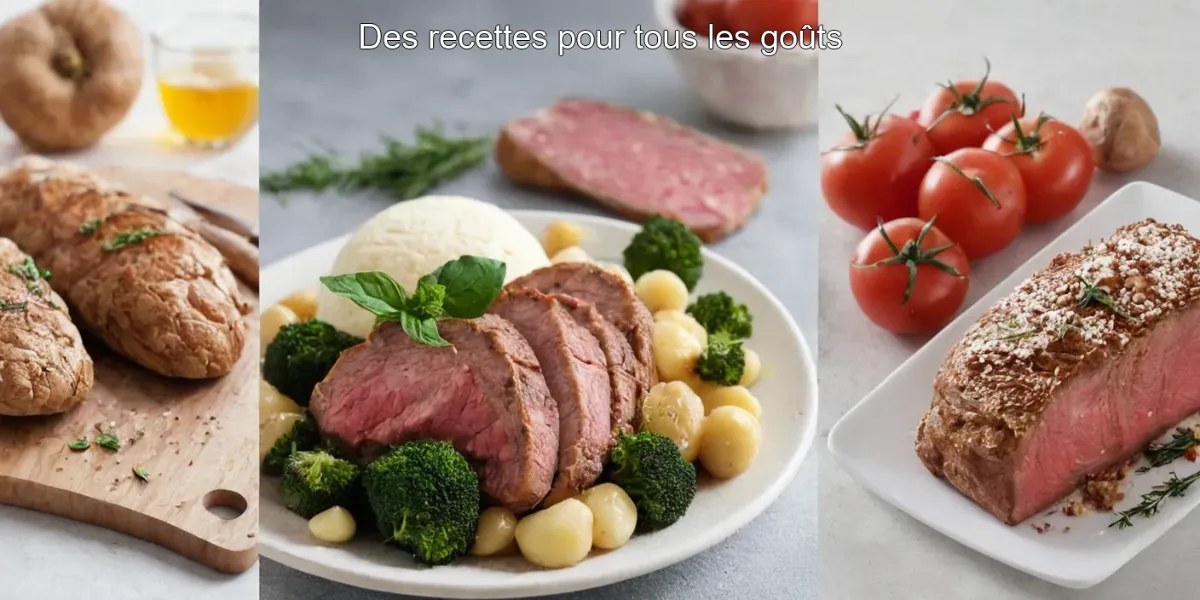 Des recettes pour tous les goûts