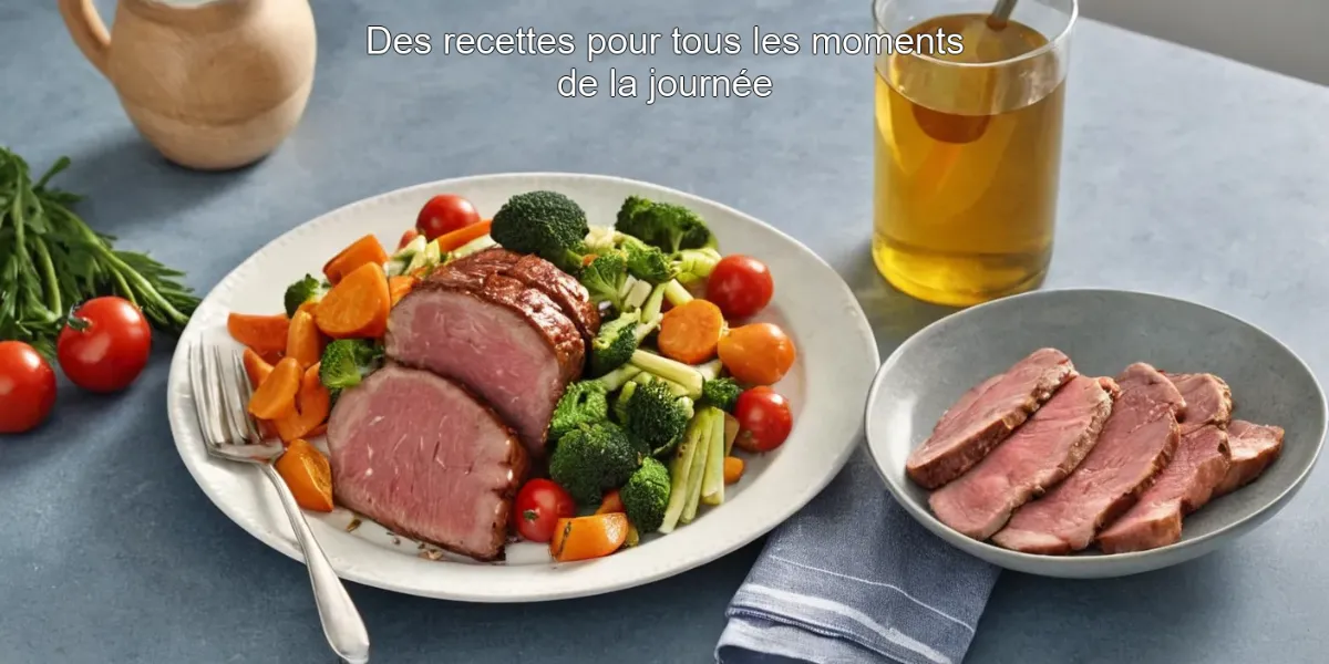 Des recettes pour tous les moments de la journée