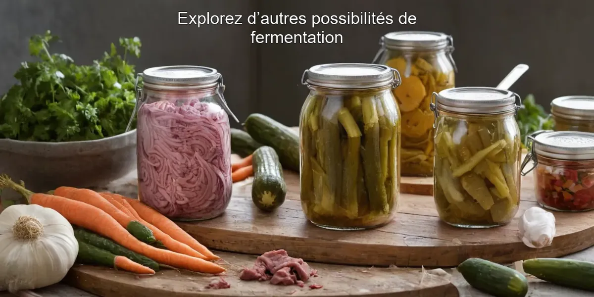 Explorez d’autres possibilités de fermentation