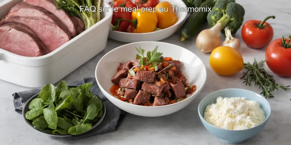 FAQ sur le meal prep au Thermomix