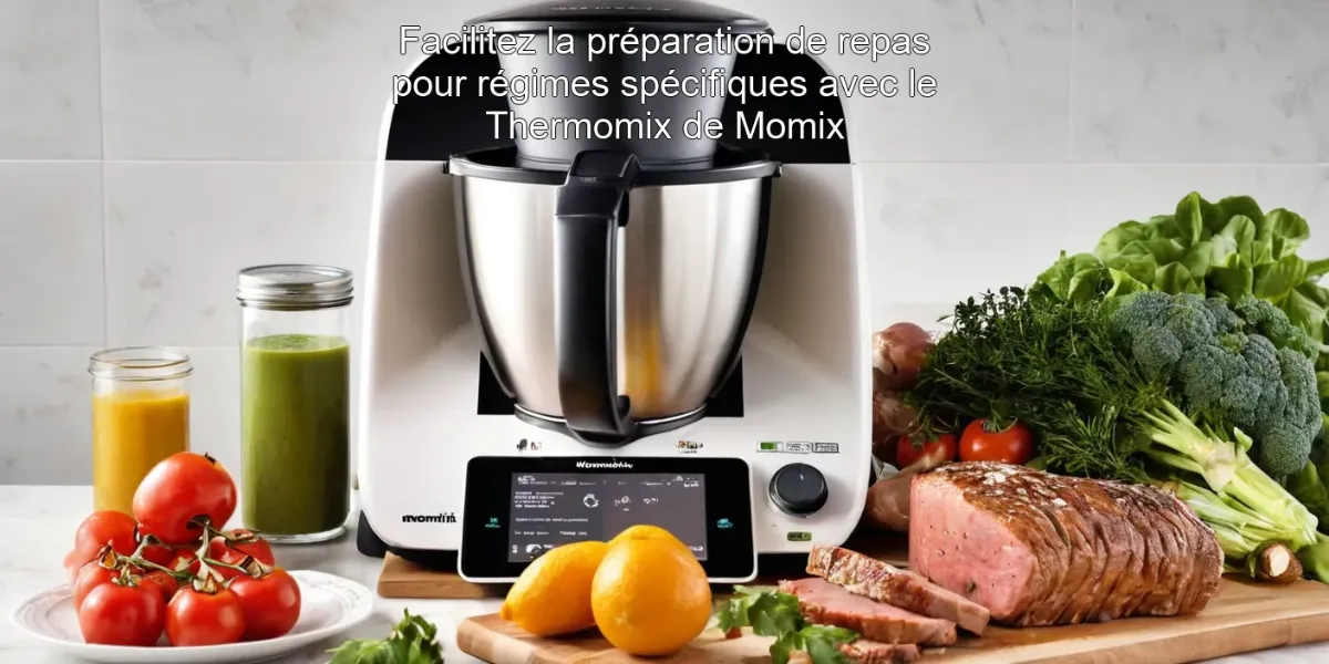 Facilitez la préparation de repas pour régimes spécifiques avec le Thermomix de Momix