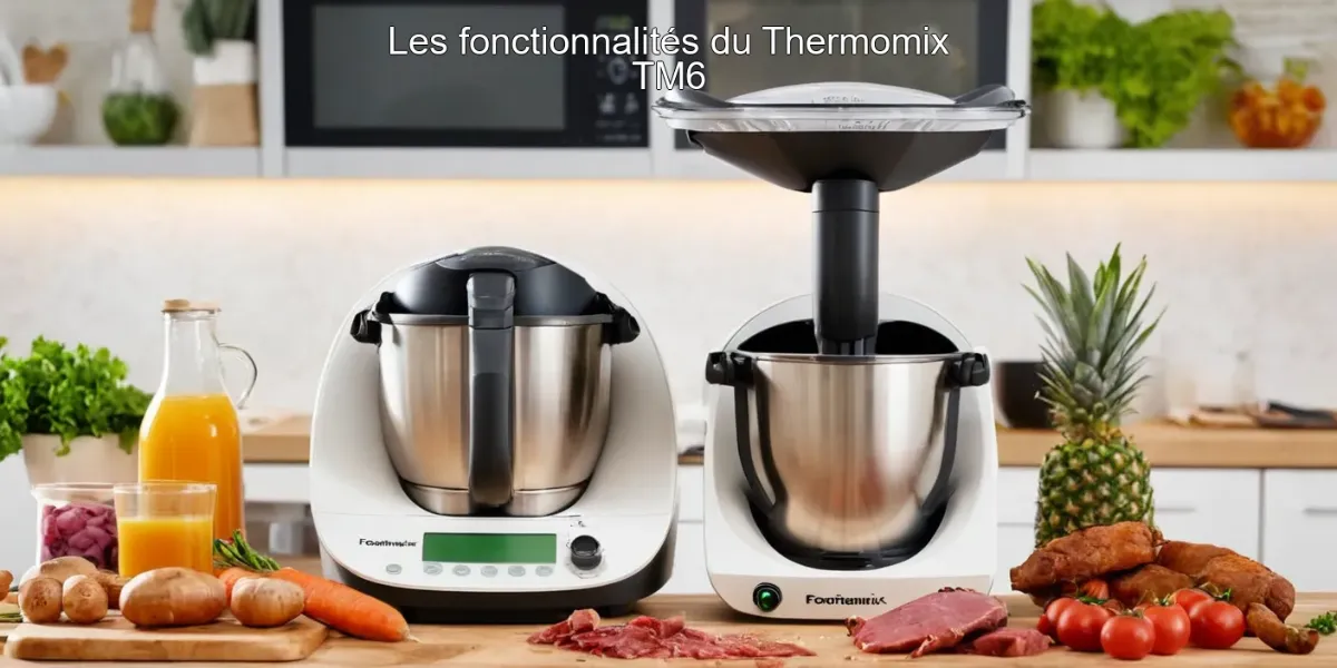 Les fonctionnalités du Thermomix TM6