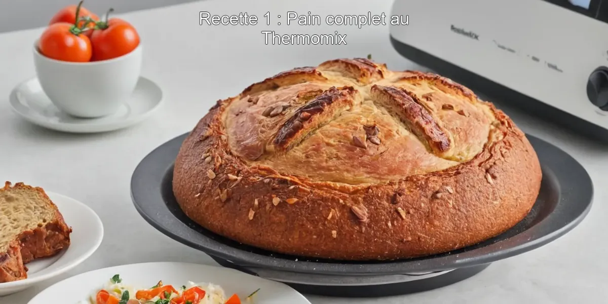 Recette 1 : Pain complet au Thermomix