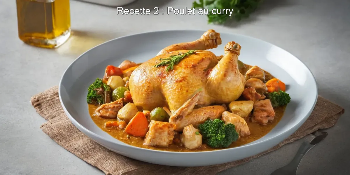 Recette 2 : Poulet au curry