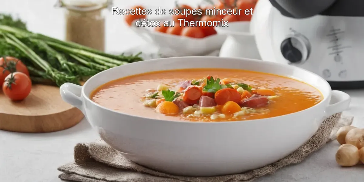 Recettes de soupes minceur et détox au Thermomix