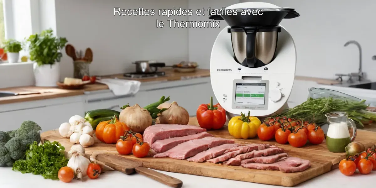 Recettes rapides et faciles avec le Thermomix