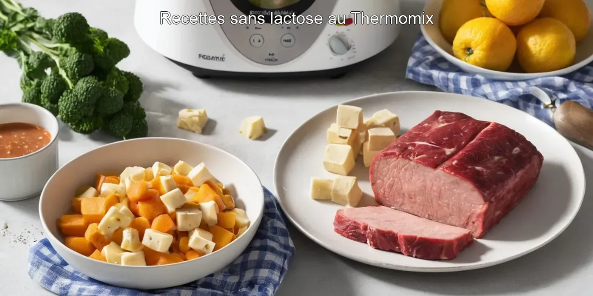 Recettes sans lactose au Thermomix