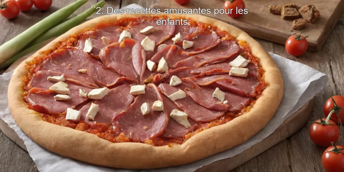 2. Des recettes amusantes pour les enfants