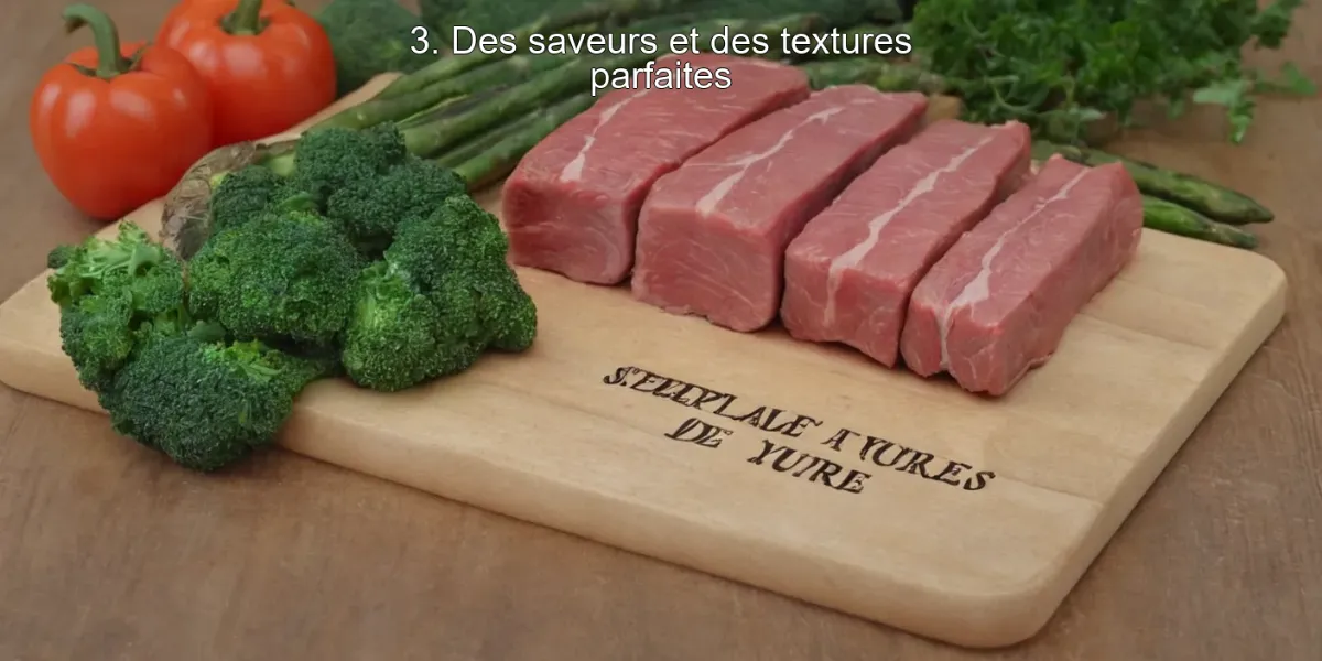 3. Des saveurs et des textures parfaites