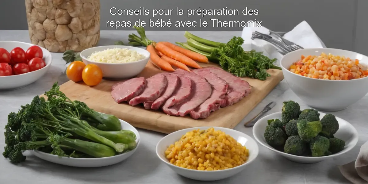 Conseils pour la préparation des repas de bébé avec le Thermomix