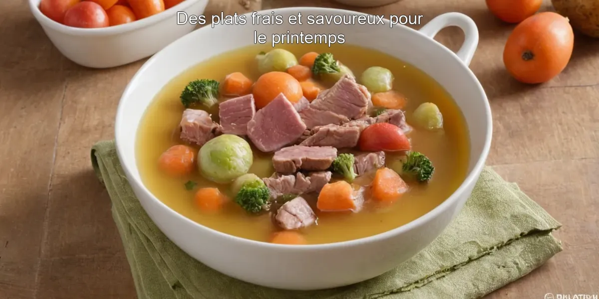 Des plats frais et savoureux pour le printemps