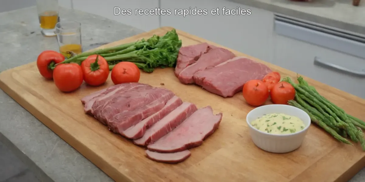 Des recettes rapides et faciles