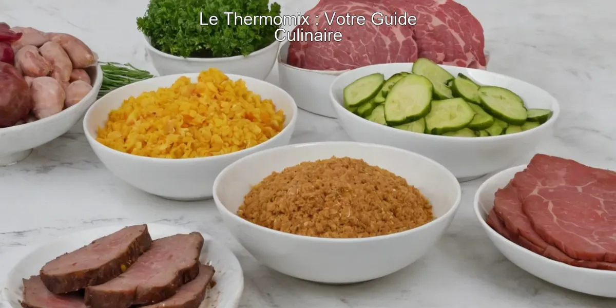 Le Thermomix : Votre Guide Culinaire