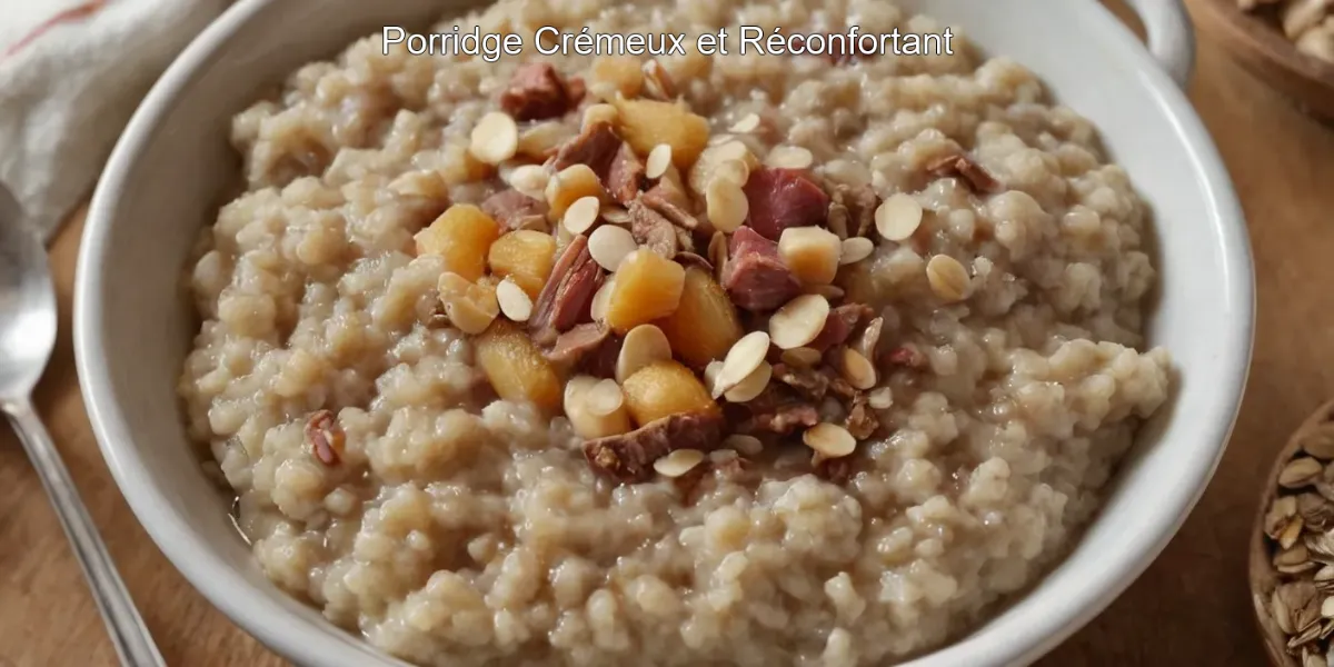 Porridge Crémeux et Réconfortant