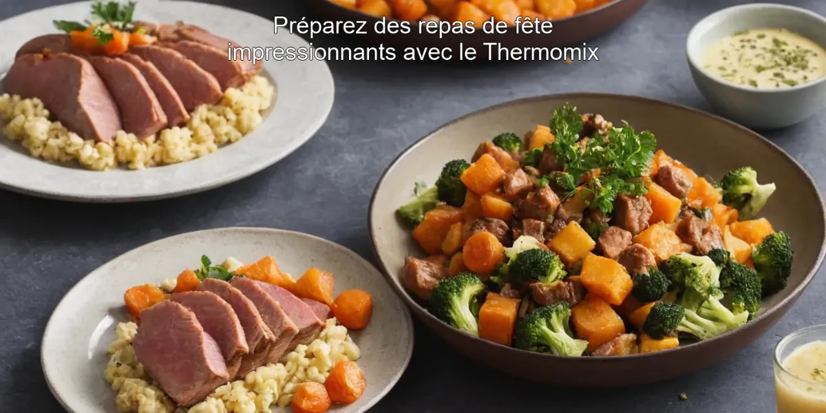 Préparez des repas de fête impressionnants avec le Thermomix