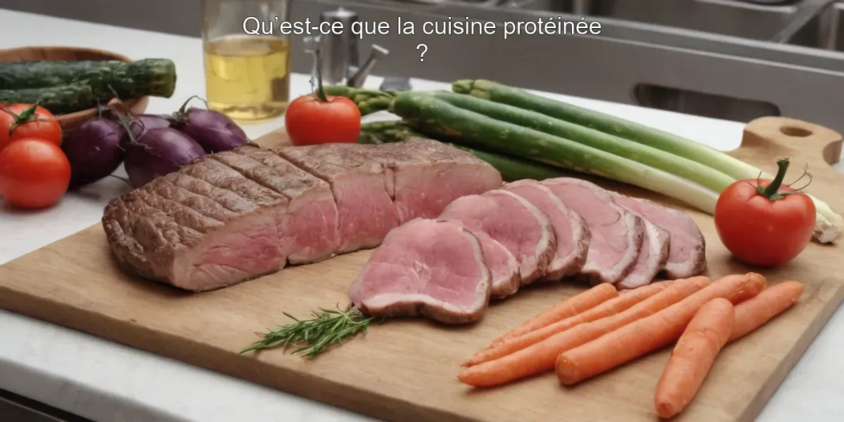 Qu’est-ce que la cuisine protéinée ?