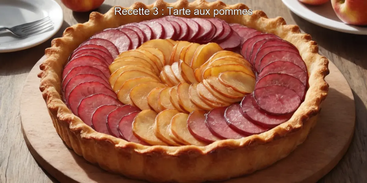 Recette 3 : Tarte aux pommes