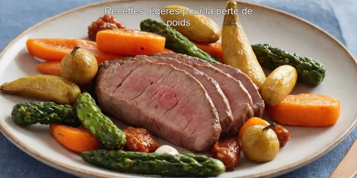 Recettes légères pour la perte de poids