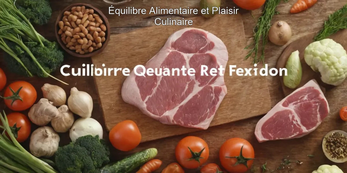 Équilibre Alimentaire et Plaisir Culinaire