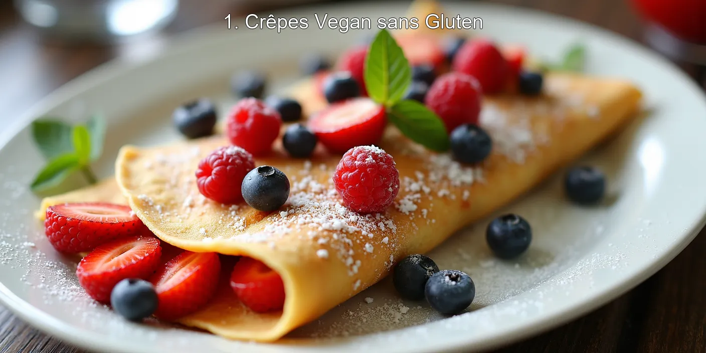 1. Crêpes Vegan sans Gluten