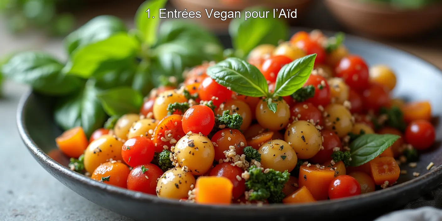 1. Entrées Vegan pour l’Aïd