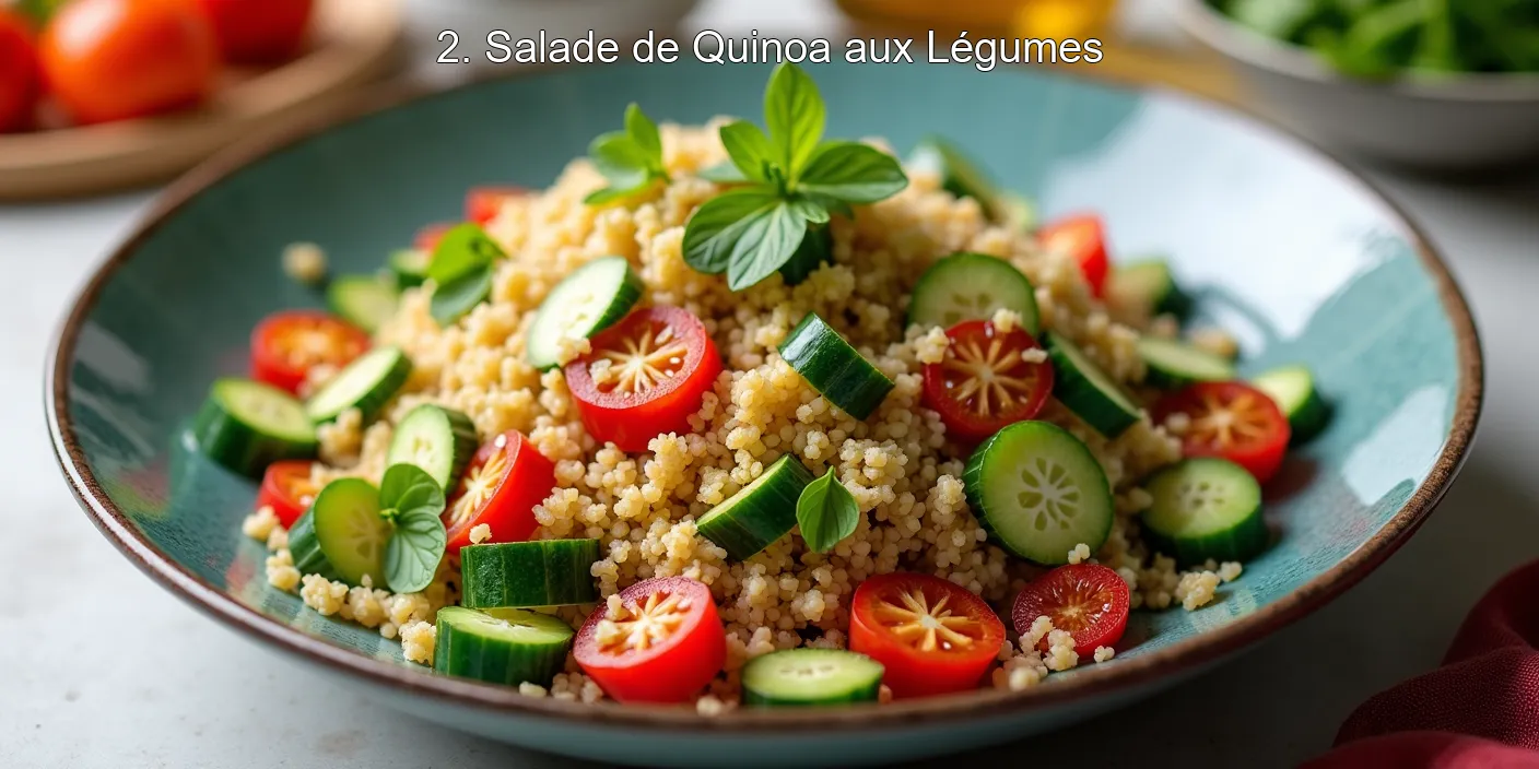 2. Salade de Quinoa aux Légumes