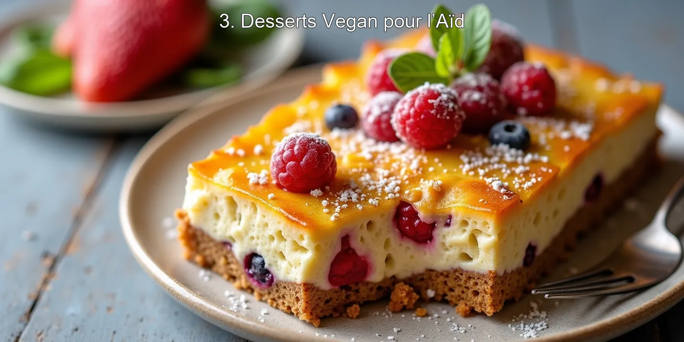 3. Desserts Vegan pour l’Aïd