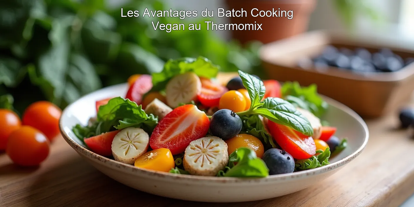 Les Avantages du Batch Cooking Vegan au Thermomix