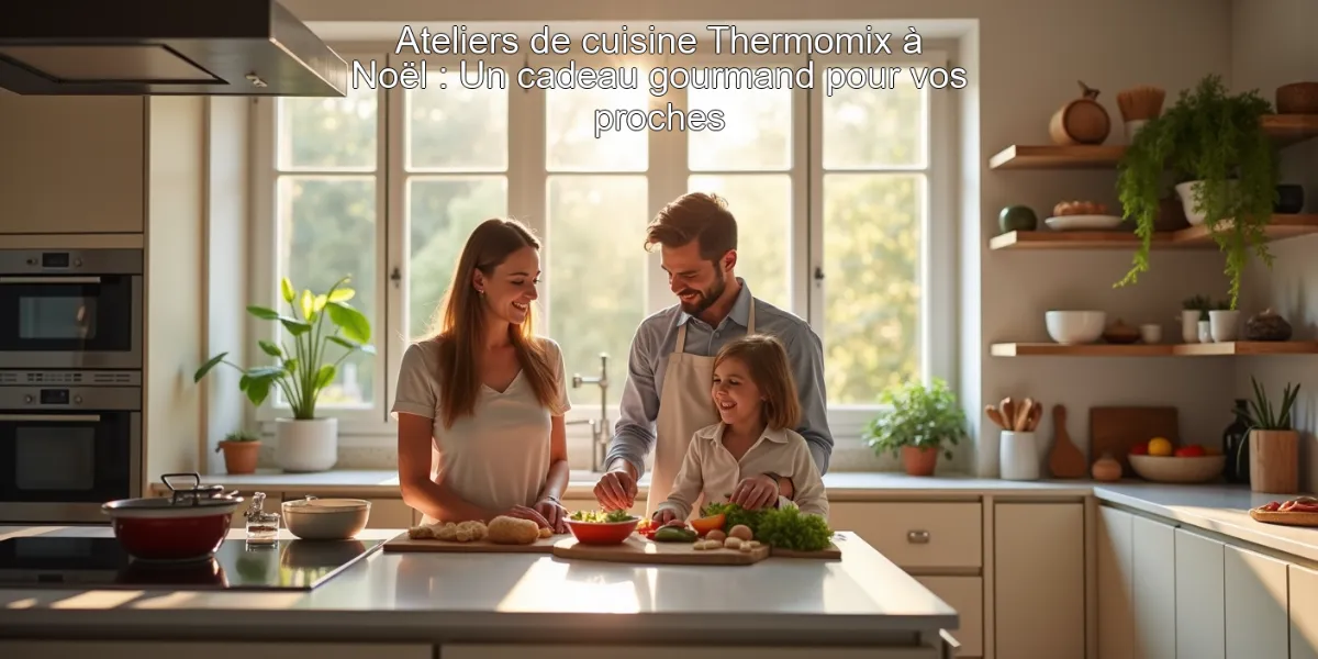 Ateliers de cuisine Thermomix à Noël : Un cadeau gourmand pour vos proches