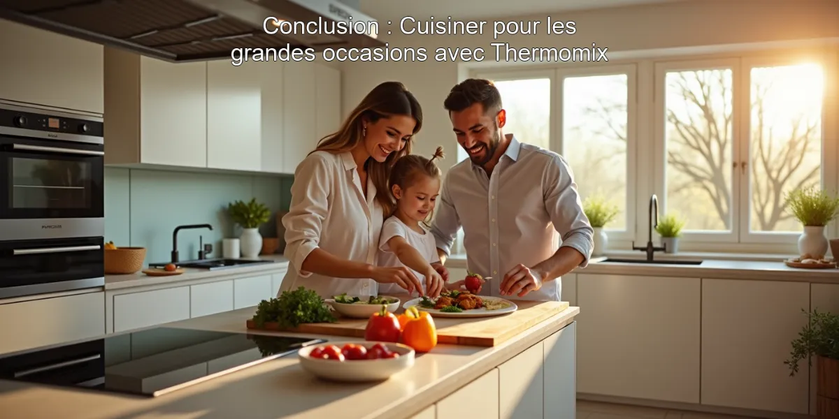 Conclusion : Cuisiner pour les grandes occasions avec Thermomix