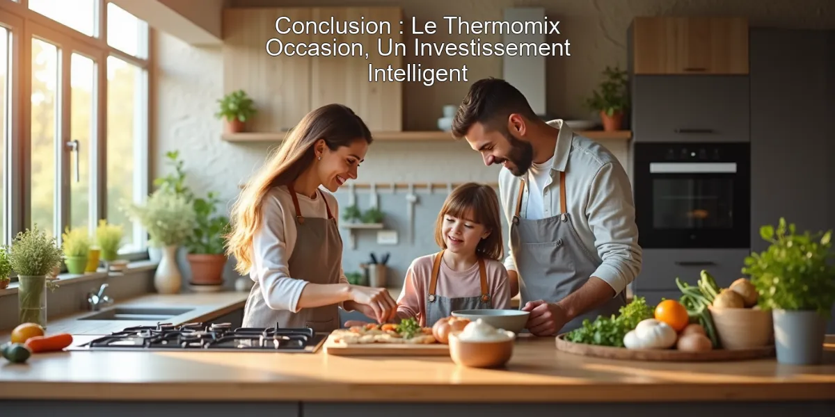 Conclusion : Le Thermomix Occasion, Un Investissement Intelligent