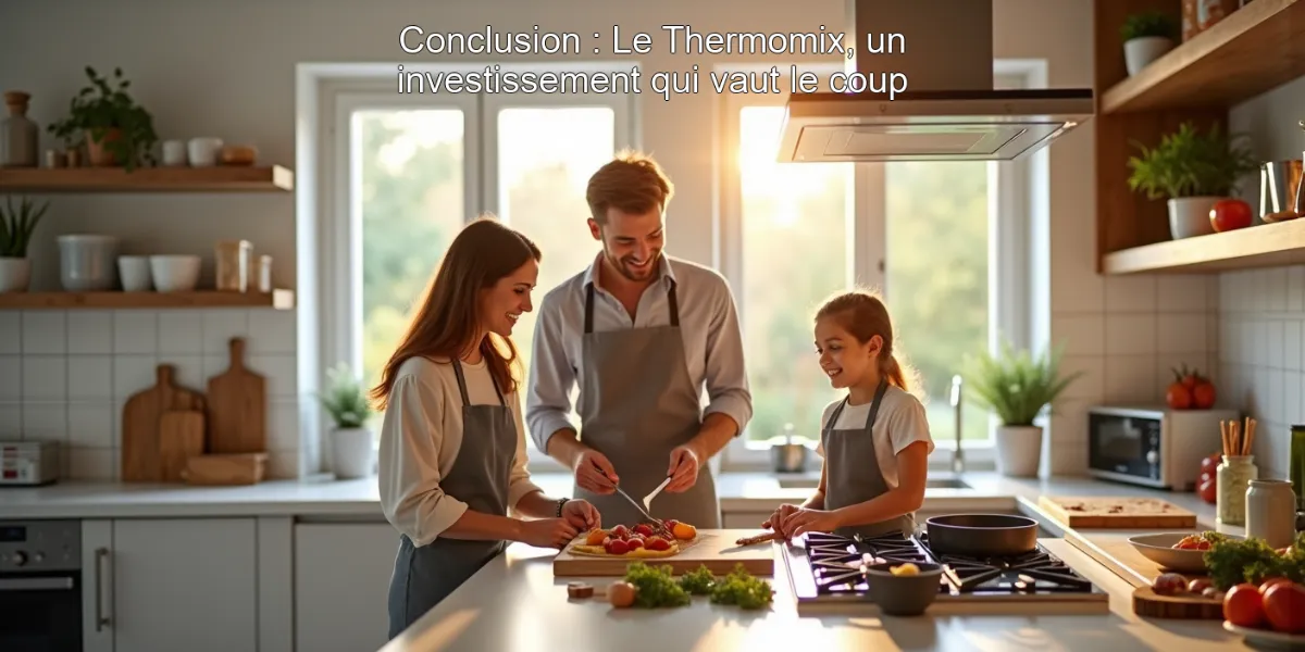 Conclusion : Le Thermomix, un investissement qui vaut le coup