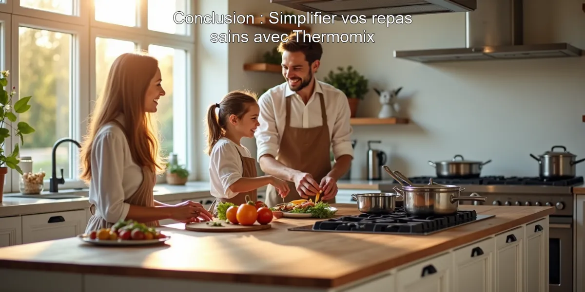 Conclusion : Simplifier vos repas sains avec Thermomix