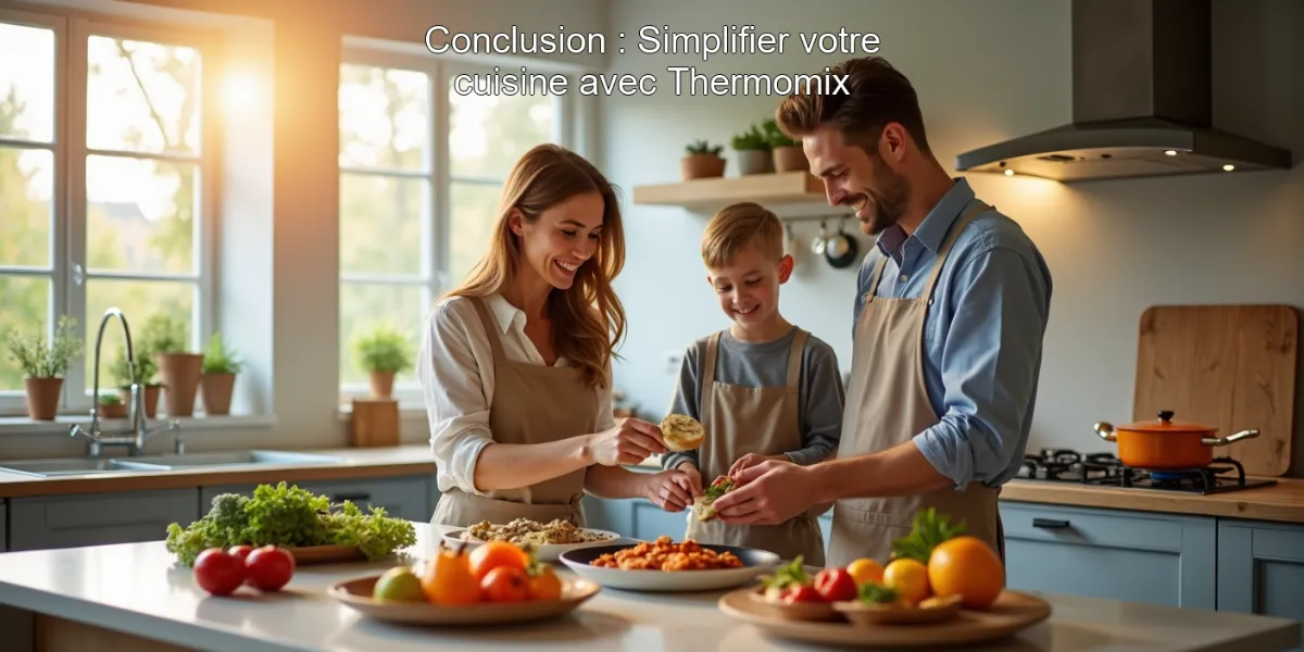 Conclusion : Simplifier votre cuisine avec Thermomix