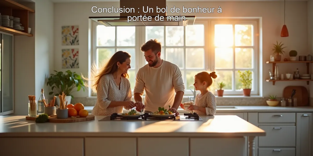 Conclusion : Un bol de bonheur à portée de main