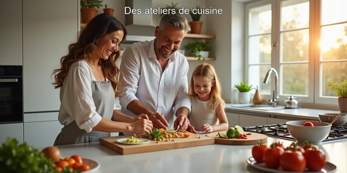 Des ateliers de cuisine