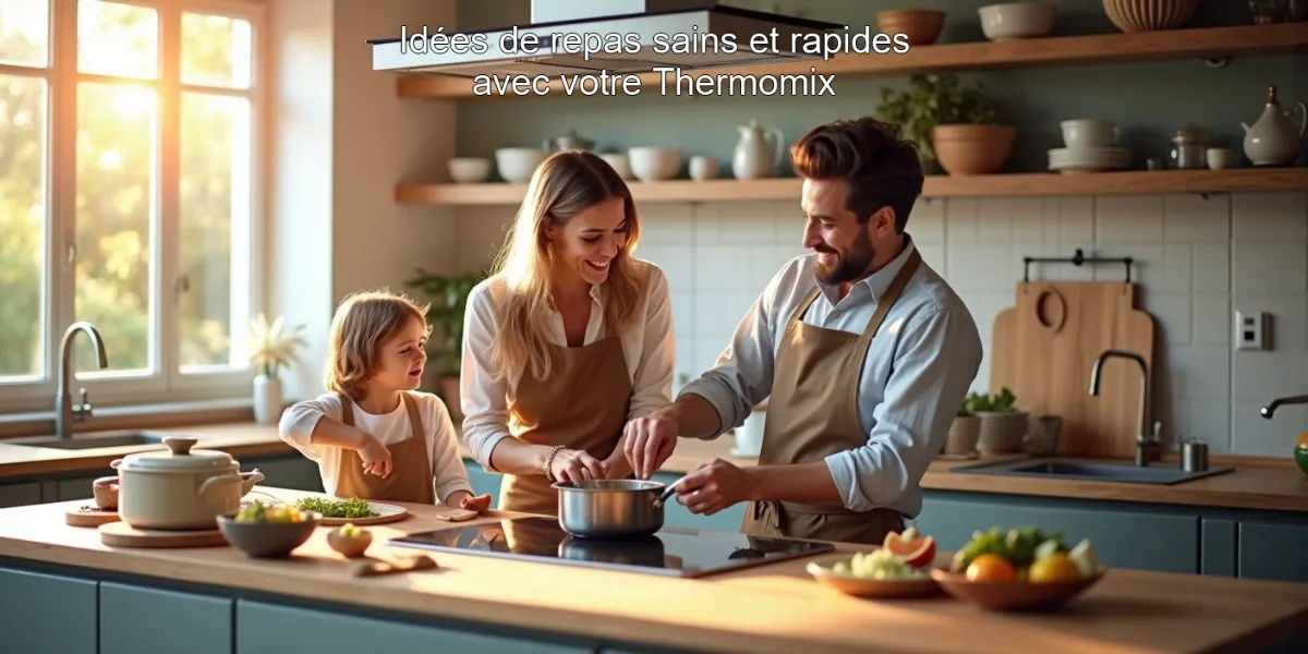 Idées de repas sains et rapides avec votre Thermomix