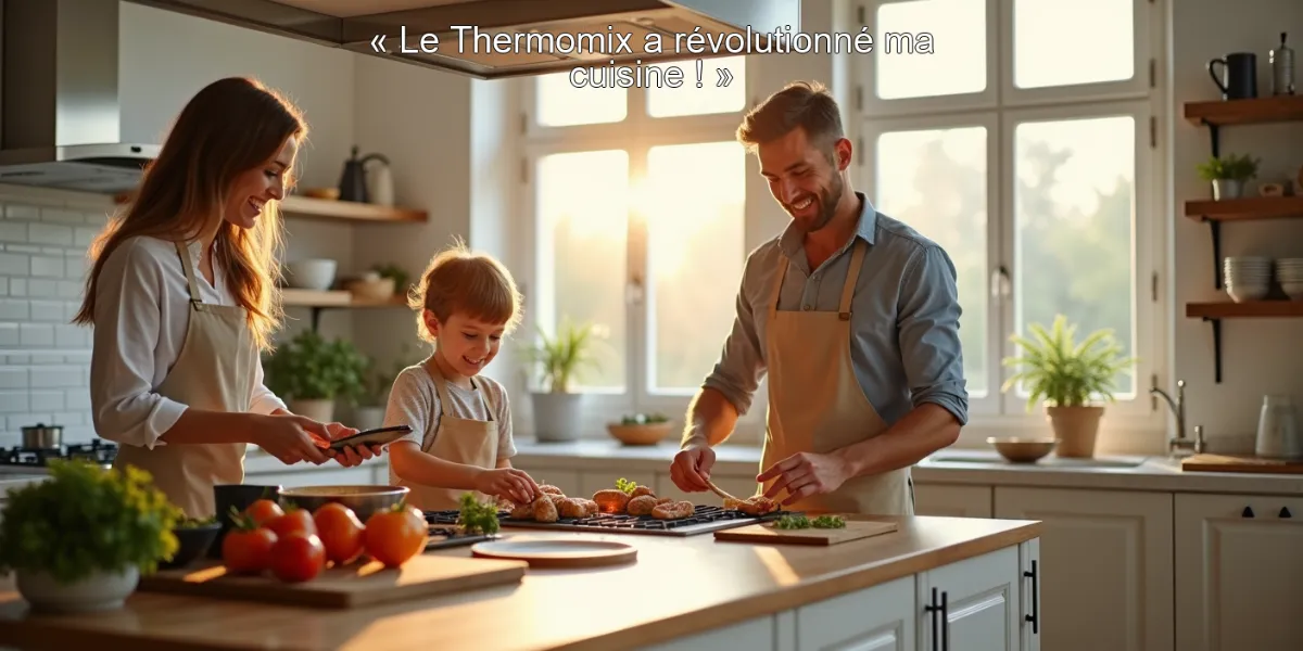 « Le Thermomix a révolutionné ma cuisine ! »